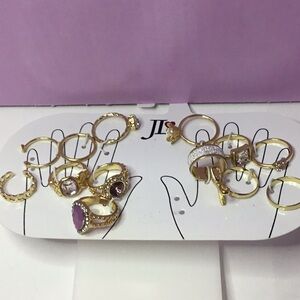13 rings of different sizes